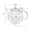 800ml Mouthblown Pretty Pyrex Teapot for Sale